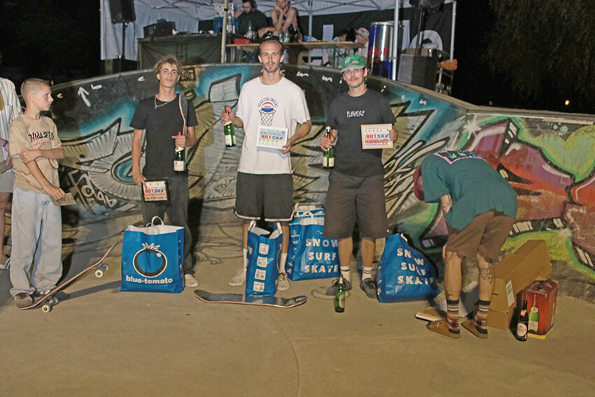 Bring da TruckaZ Skateboard Contest 2024 Chemnitz - Siegerehrung Street B-Gruppe