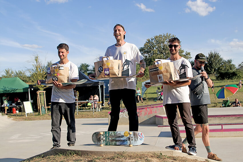 Sieger B-Gruppe beim Skateboard Contest in Ostrau - 17.08.2024