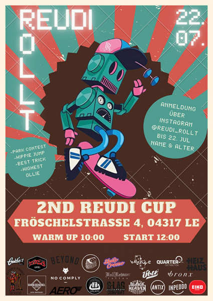 2nd Reudi Cup - Skateboard Contest in Leipzig-Reudnitz - 22.07.2023