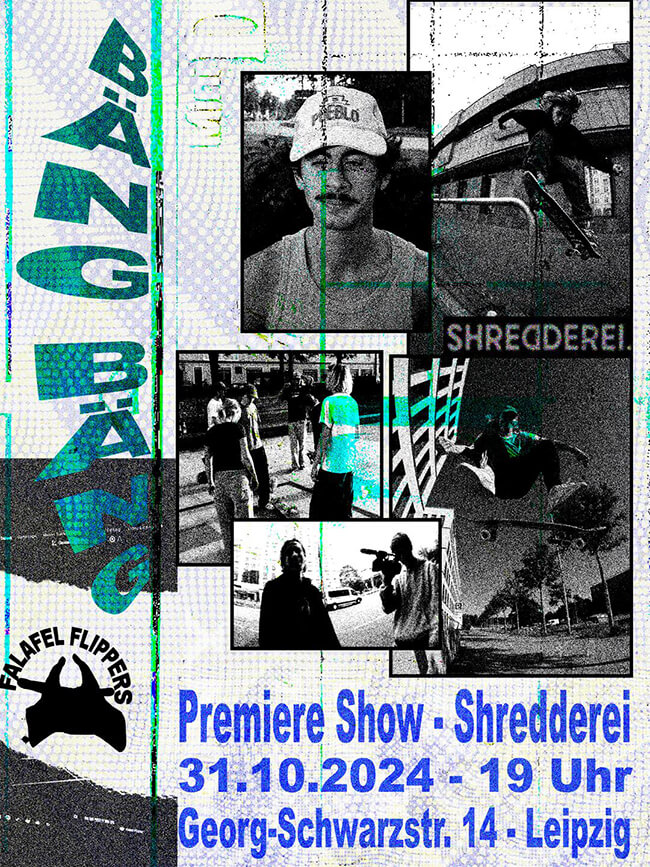 Skateboard Videopremiere Bäng Bäng - 31.10.2024 Shredderei Leipzig