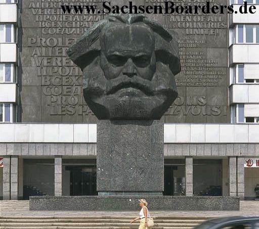 Karl Marx Kopf Nischel Chemnitz