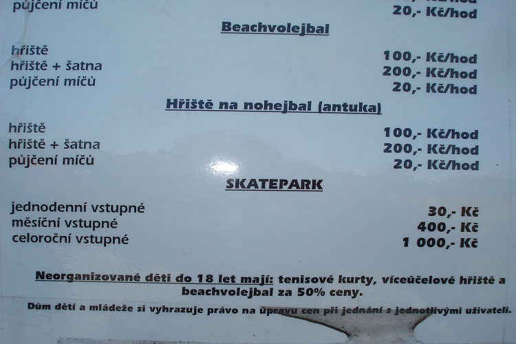 Skatepark Ust nad Labem / CZ