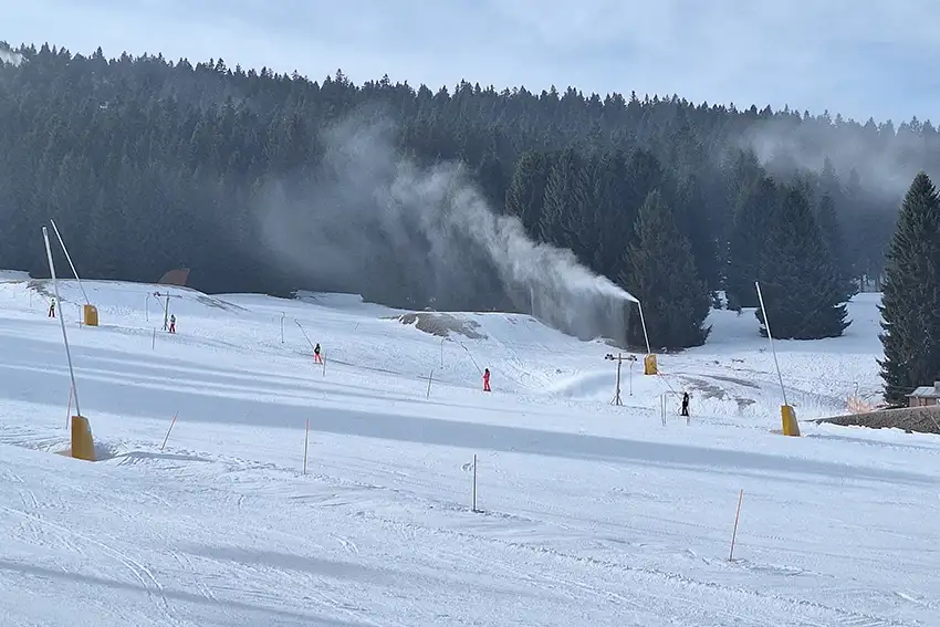 Snowpark Klínovec wegen Schneemangels geschlossen - 23.01.2026