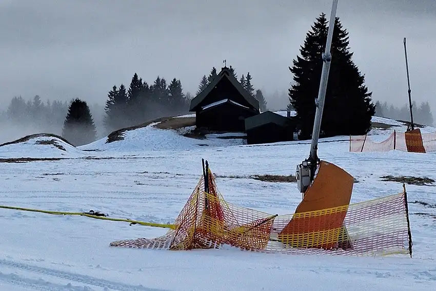 Snowpark Neklid wgen Schneemangels geschlossen - 23.01.2026